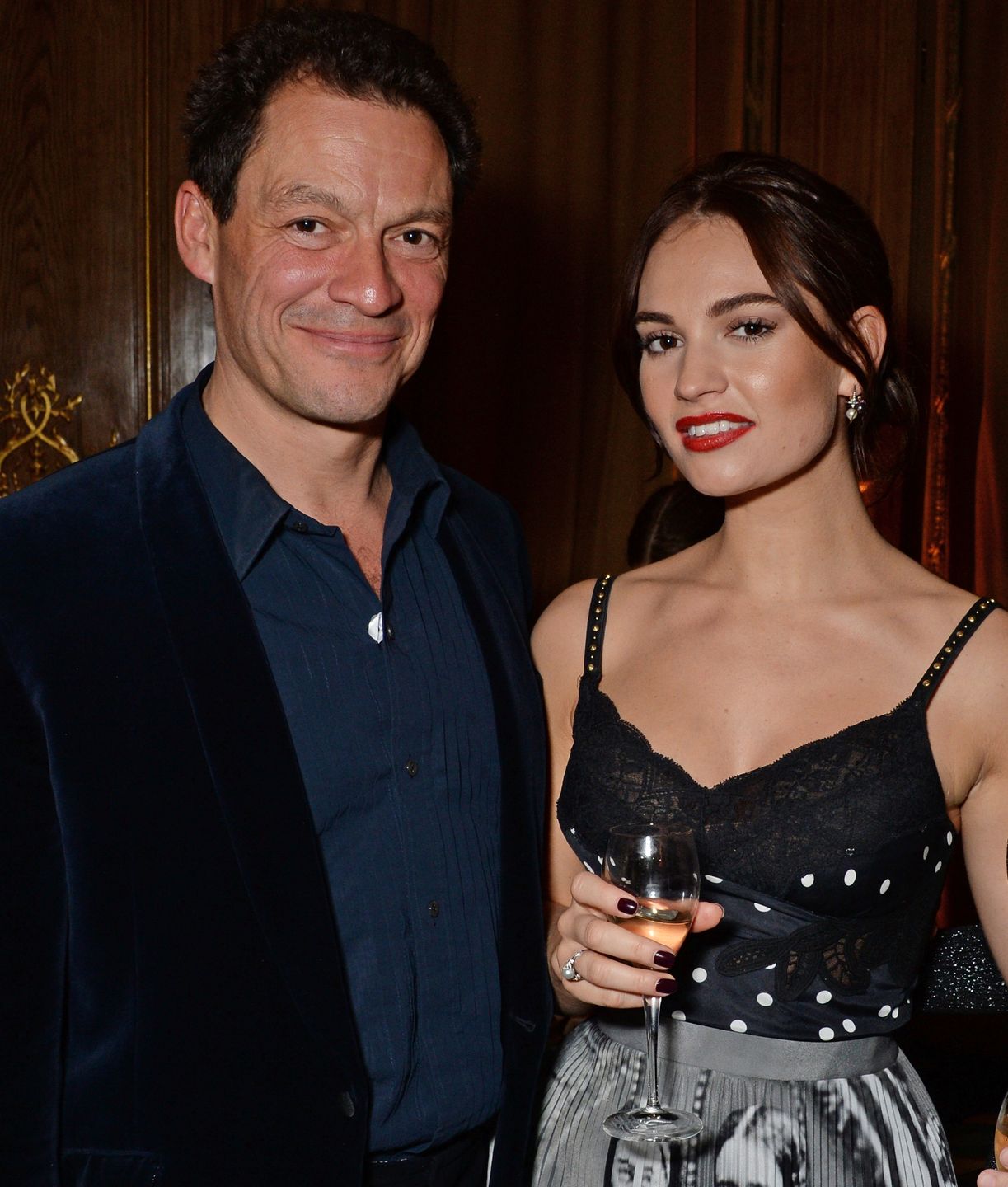 Lily James była kochanką Dominika Westa
