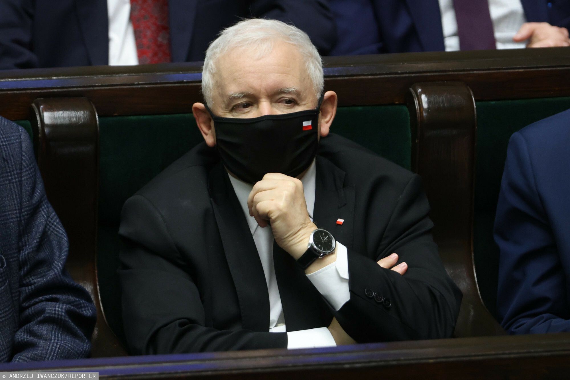 45. posiedzenie Sejmu IX kadencji17.12.2021 Warszawa Sejm 45. posiedzenie Sejmu IX kadencji  Fot. Andrzej Iwanczuk/REPORTER
n/z: Jaroslaw KaczynskiAndrzej Iwanczuk/REPORTER