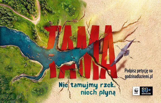 WWF promuje "Godzinę dla Ziemi" apelem „Nie tamujmy rzek, niech płyną”