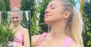 Basia Kurdej-Szatan zrobiła sobie gorącą sesję podczas wyrywania chwastów. Dostała ofertę nie do odrzucenia od męża swojej koleżanki aktorki