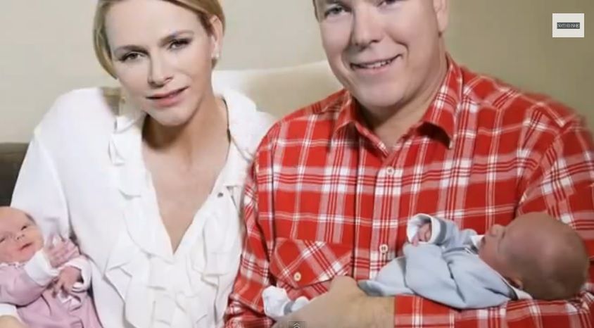 Księżna Charlene i książę Albert II