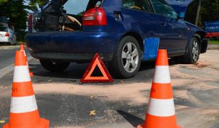 Niebezpieczny wypadek na DW 728 pod Jędrzejowem. Ranne 8-miesięczne dziecko