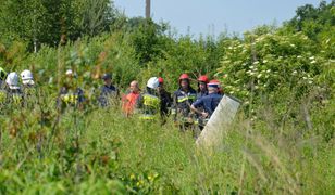 Wypadek awionetki. Dwie osoby nie żyją