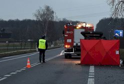 Tragedia pod Lubartowem. Wypadli z auta po wypadku. Zabita i ranni