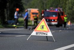 Piętrowy wypadek na A1. Kierowca wjechał w radiowóz. W tym miejscu doszło wcześniej do dwóch kolizji