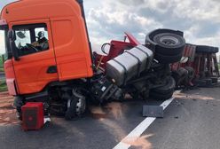 Wypadek cysterny na A4. Autostrada jest zablokowana