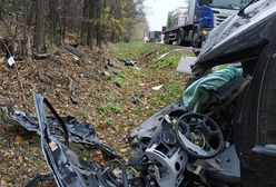 Śmiertelny wypadek pod Warszawą. Zginął pod kołami tira