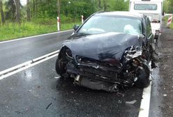 Wypadek maturzysty i kierowcy ciężarówki. Mężczyzna trafił do szpitala