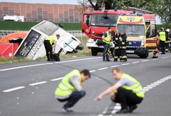 Konstantynowo. Wypadek autokaru. Dwie osoby nie żyją