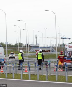 Zderzenie trzech tirów i osobówki na A2 w kierunku Świecka