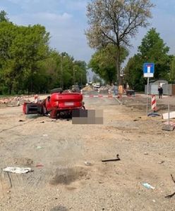 Tragedia w Lublinie. Auto dachowało, nie żyje 35-latek