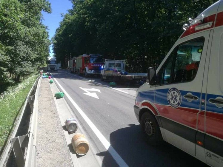 Przyczyny wypadku wyjaśnia drogówka z Kościerzyny