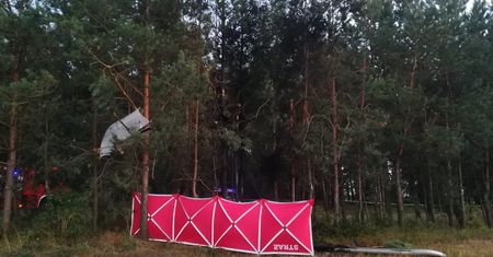 Nowe Zalesie: wypadek awionetki. Nie żyje pilot