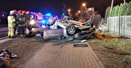 Tragiczny finał pościgu w Ożarowie Mazowieckim. Nie żyją dwie osoby