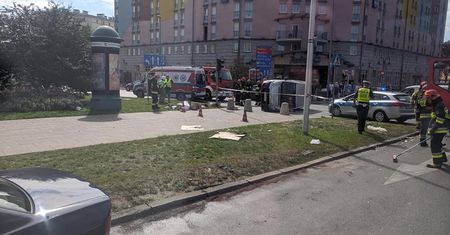 Warszawa. Wypadek na pl. Zawiszy, spore utrudnienia
