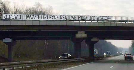 Kierowcy się ostrzegają: rządowe limuzyny mogą być wszędzie!