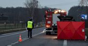 Tragedia pod Lubartowem. Wypadli z auta po wypadku. Zabita i ranni