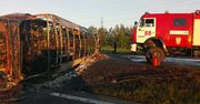 Autobus zderzył się z ciężarówką i stanął w płomieniach. 14 ofiar śmiertelnych