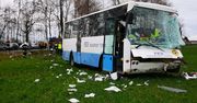 Wypadek autobusu szkolnego w Wielkopolsce. 5 dzieci rannych