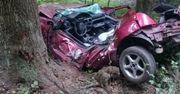 Tragedia w Strzyżowie w Podkarpackiem. Zwłoki w aucie rozbitym na drzewie