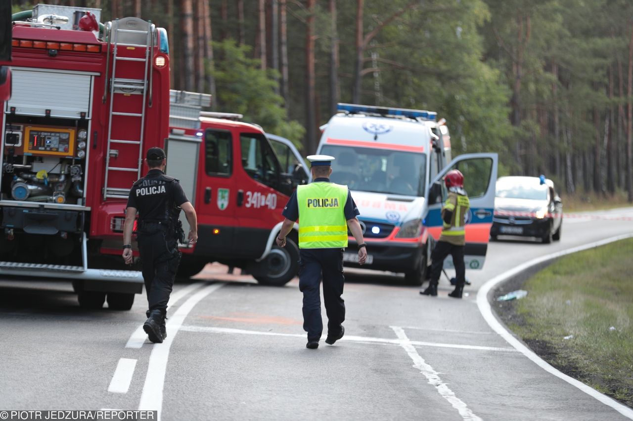 Wypadek autobusu w Gliwicach. Pasażer był zakleszczony
