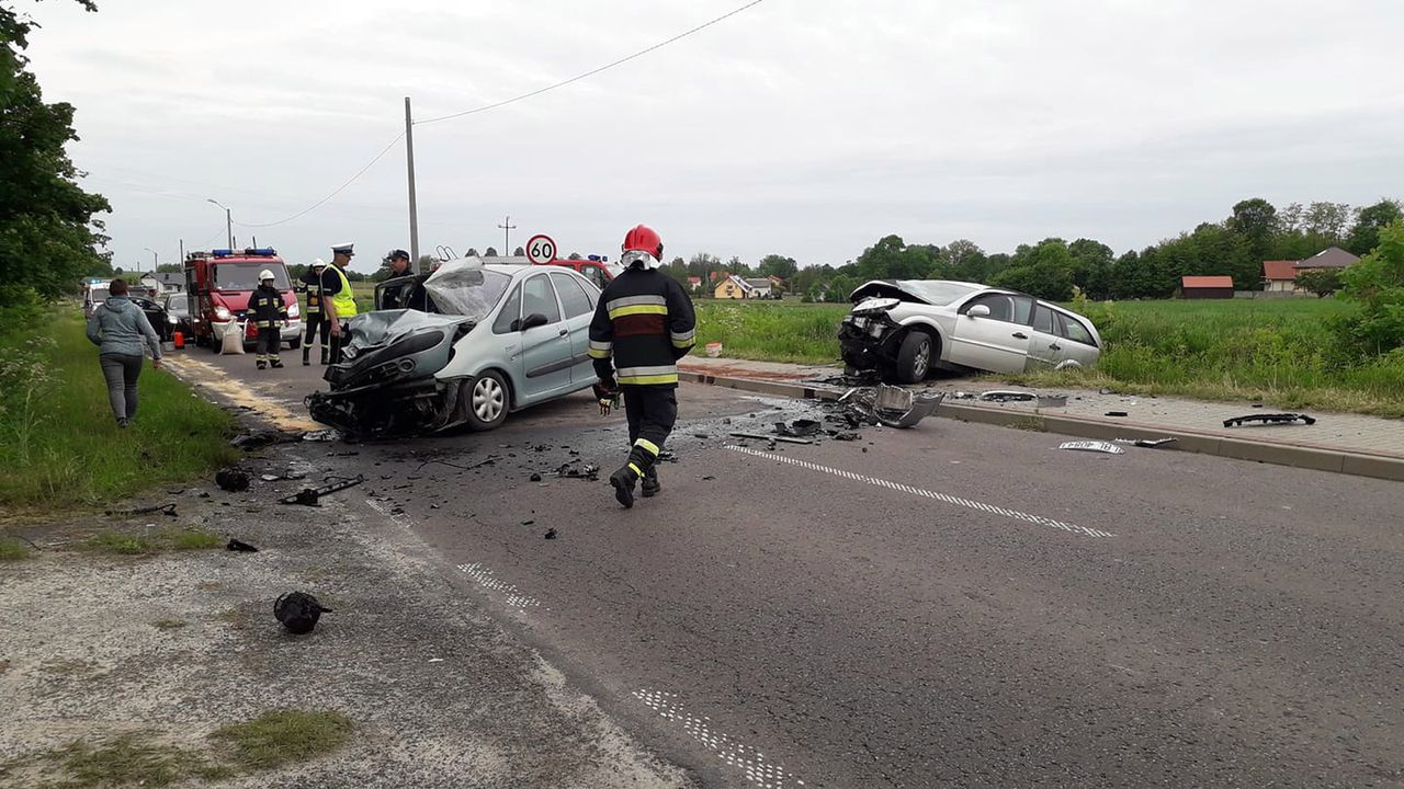 Tragiczny wypadek niedaleko Biłgoraju. Zginął 39-letni policjant