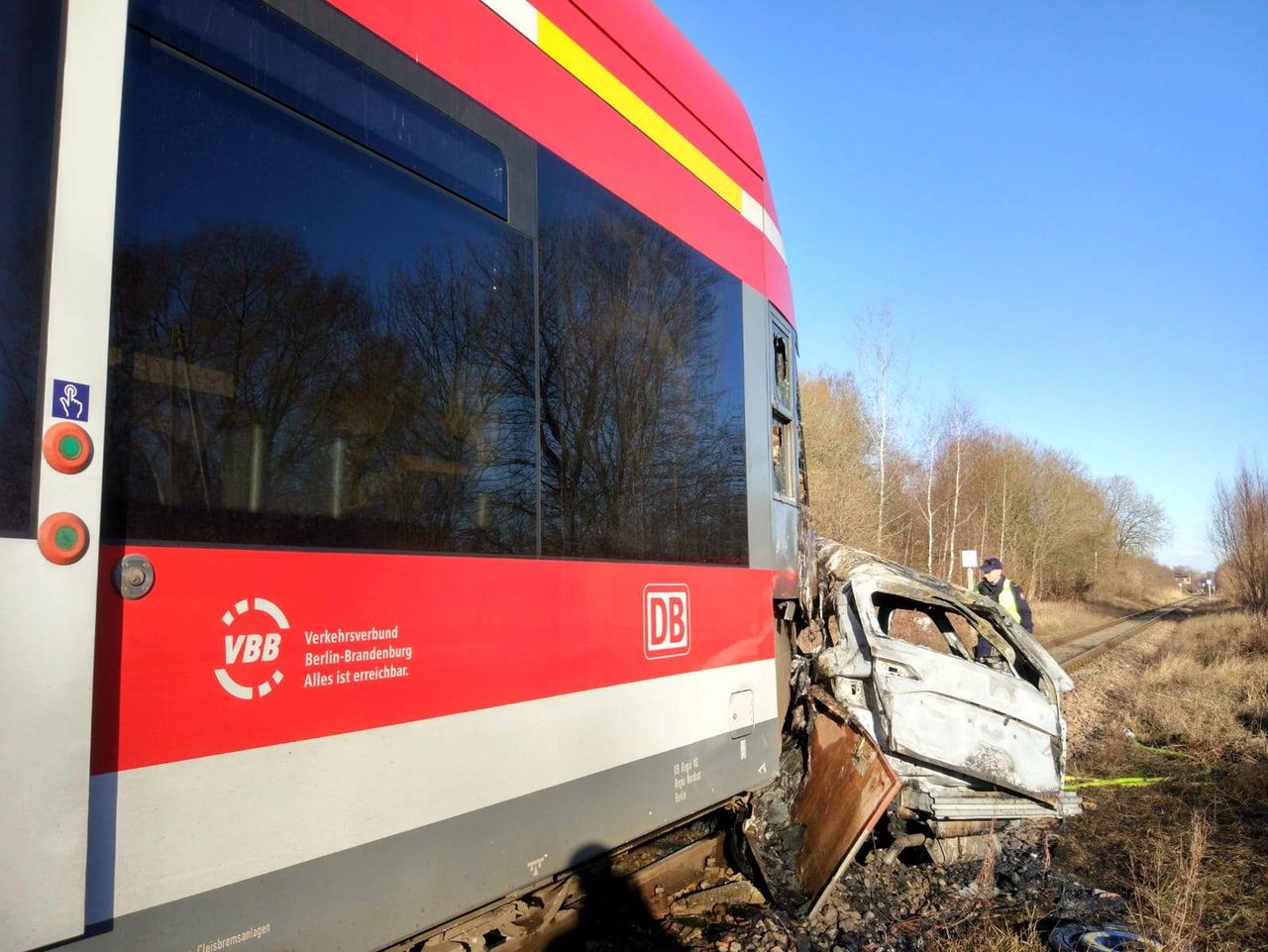 Tragedia przy granicy w Kołbaskowie. Kierowca zginął w płomieniach