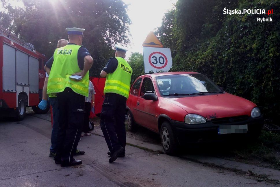 Rybnik. Śmiertelny wypadek, nie żyje 7-latek. Pijany kierowca z zarzutami 