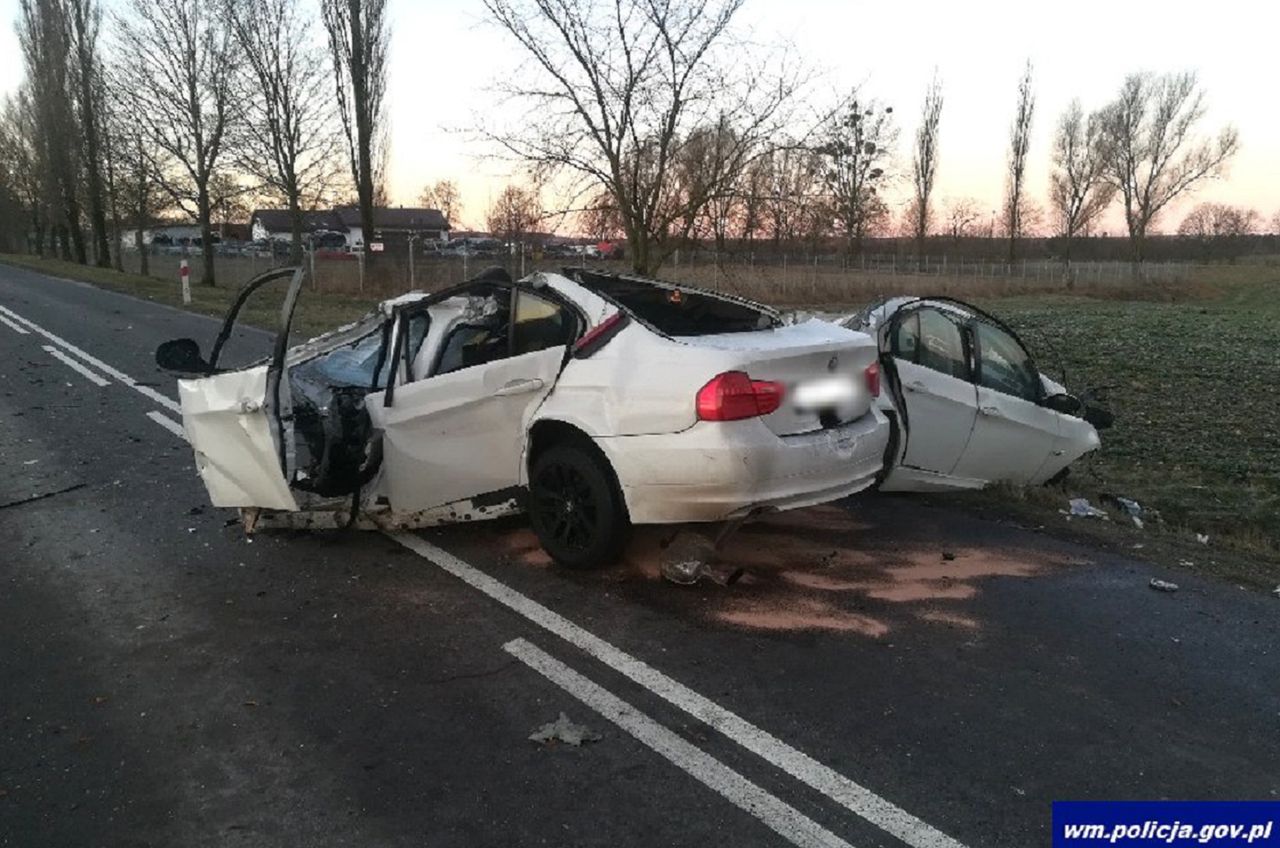 Śmiertelny wypadek w Gierzwałdzie. Kierowca nie miał szans