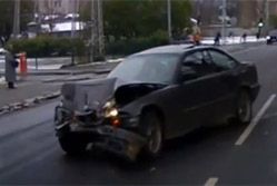 Wypadki rosyjskich kierowców BMW