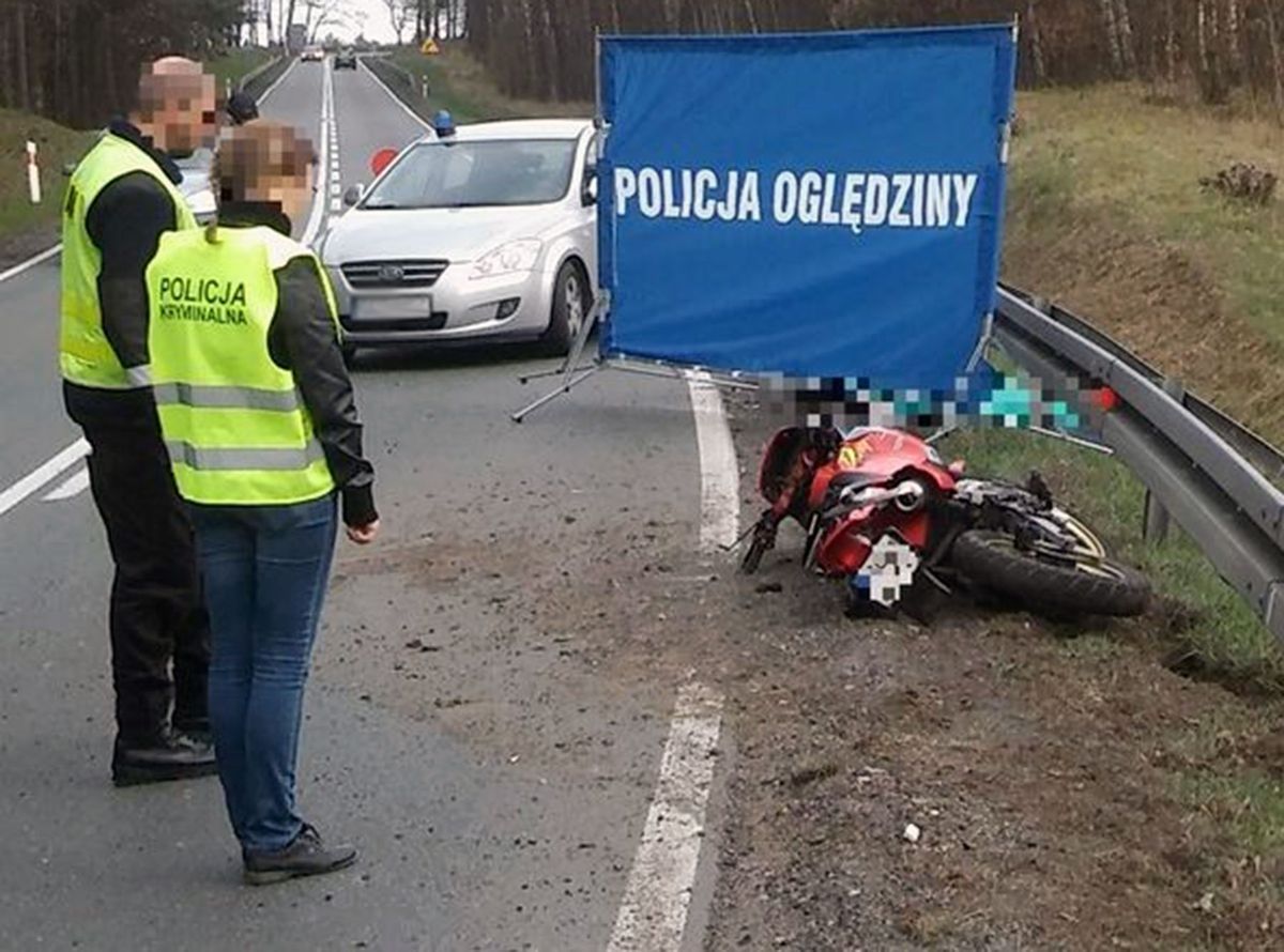 Apel ws. śmierci motocyklisty pod Kielcami. Szukają świadków