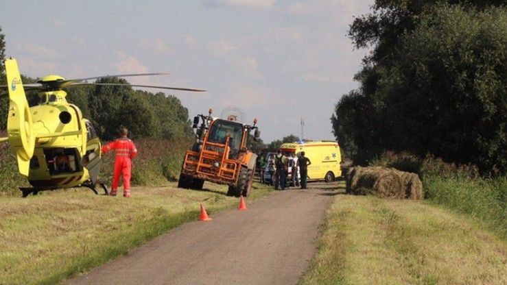 Pijany Polak uderzył w drzewo i uciekł. W aucie zostali ranni pasażerowie