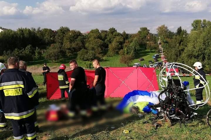 Tragiczny wypadek na motolotni. Wstępnie ustalono przyczynę