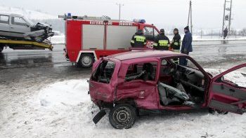 Wypadek między Kielcami a Skarżyskiem-Kamienną