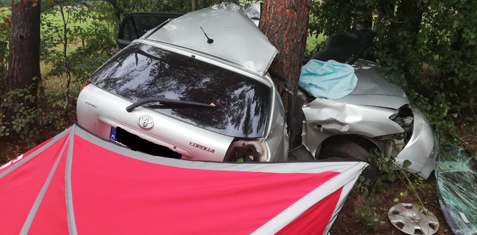 Do wypadku doszło w Krukowie, na trasie z Chorzele-Myszyniec
