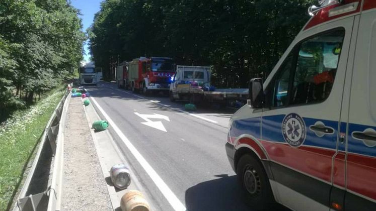 Przyczyny wypadku wyjaśnia drogówka z Kościerzyny