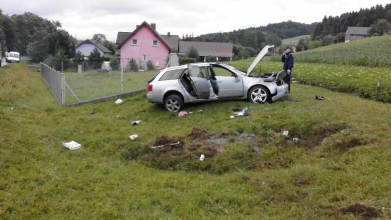 Wrak samochodu, w którym zginęła Angelika