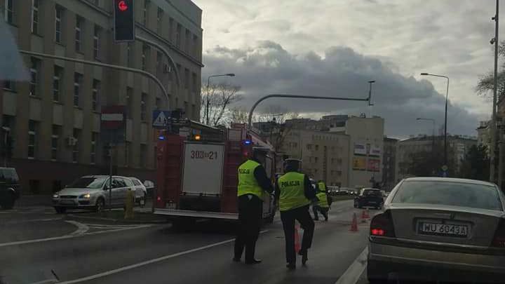 Warszawa. Wypadek na Bielanach