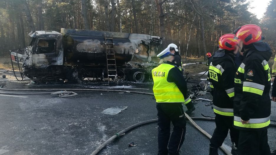 Wypadek wydarzył się między Włocławkiem a Kowalem