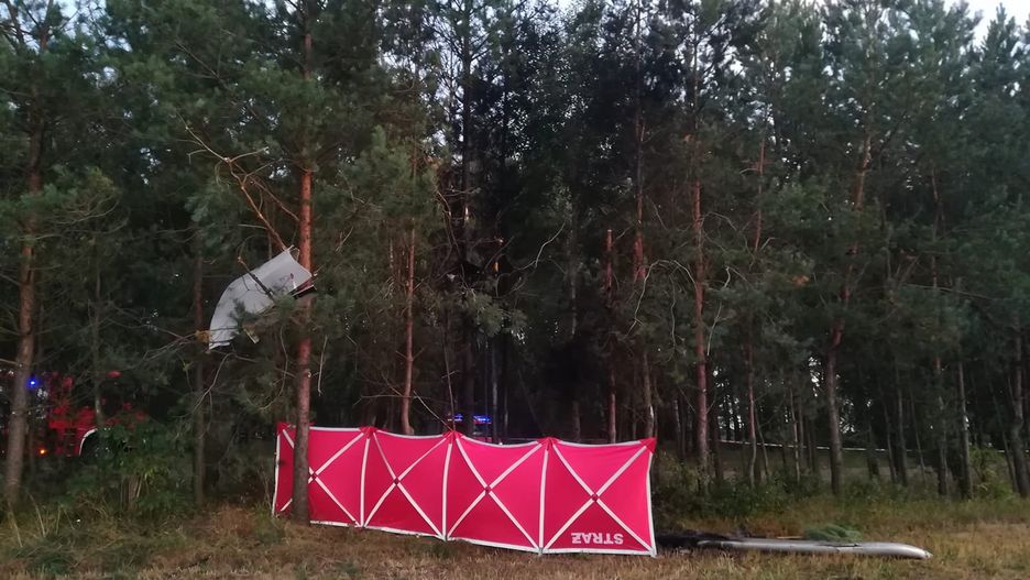 Pilot nie przeżył wypadku