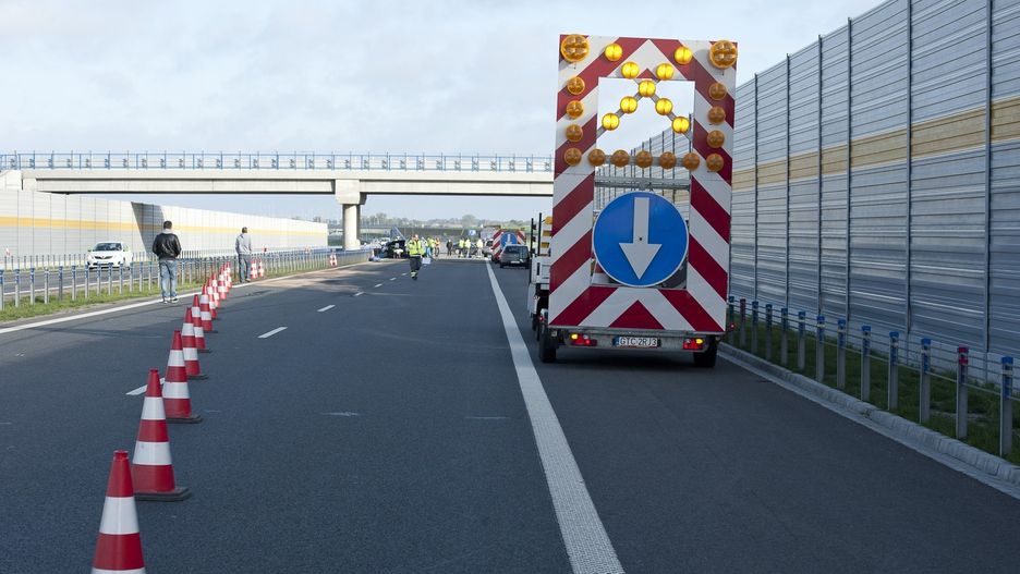Autostrada A1 może być zablokowana po wypadku przez kilka godzin
