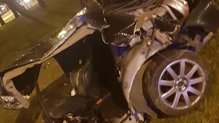 Zdjęcie wykonane przez świadka zaraz po wypadku