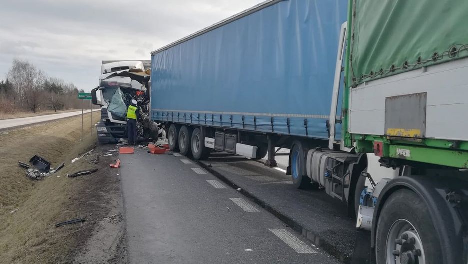 Tragiczny wypadek na drodze krajowej nr 50 w Mszczonowie