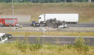 A2 i A4. Wypadki na autostradach, duże utrudnienia dla kierowców