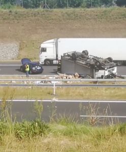 A2 i A4. Wypadki na autostradach, duże utrudnienia dla kierowców