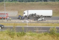 A2 i A4. Wypadki na autostradach, duże utrudnienia dla kierowców