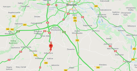 Kobierzyce pod Wrocławiem. Śmiertelny wypadek na trasie do Kłodzka