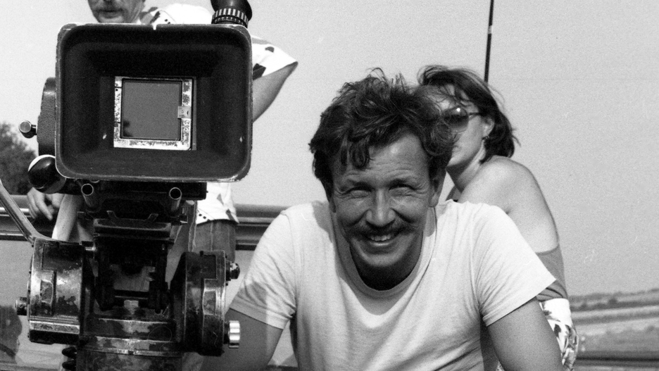Włodzimierz Głodek na planie filmu "Świnka"