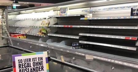 Półki w markecie opustoszały. Klienci przecierali oczy ze zdumienia