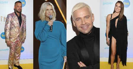 Finał "Top Model": Grająca nogą na ściance Urbańska, cekinowy Piróg, białowłosy Woliński, Magda Mołek... (ZDJĘCIA)
